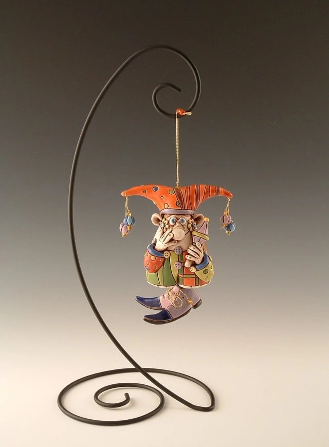 🔥Last Day 49% OFF 🌈Colorful Jester Bell Ornaments