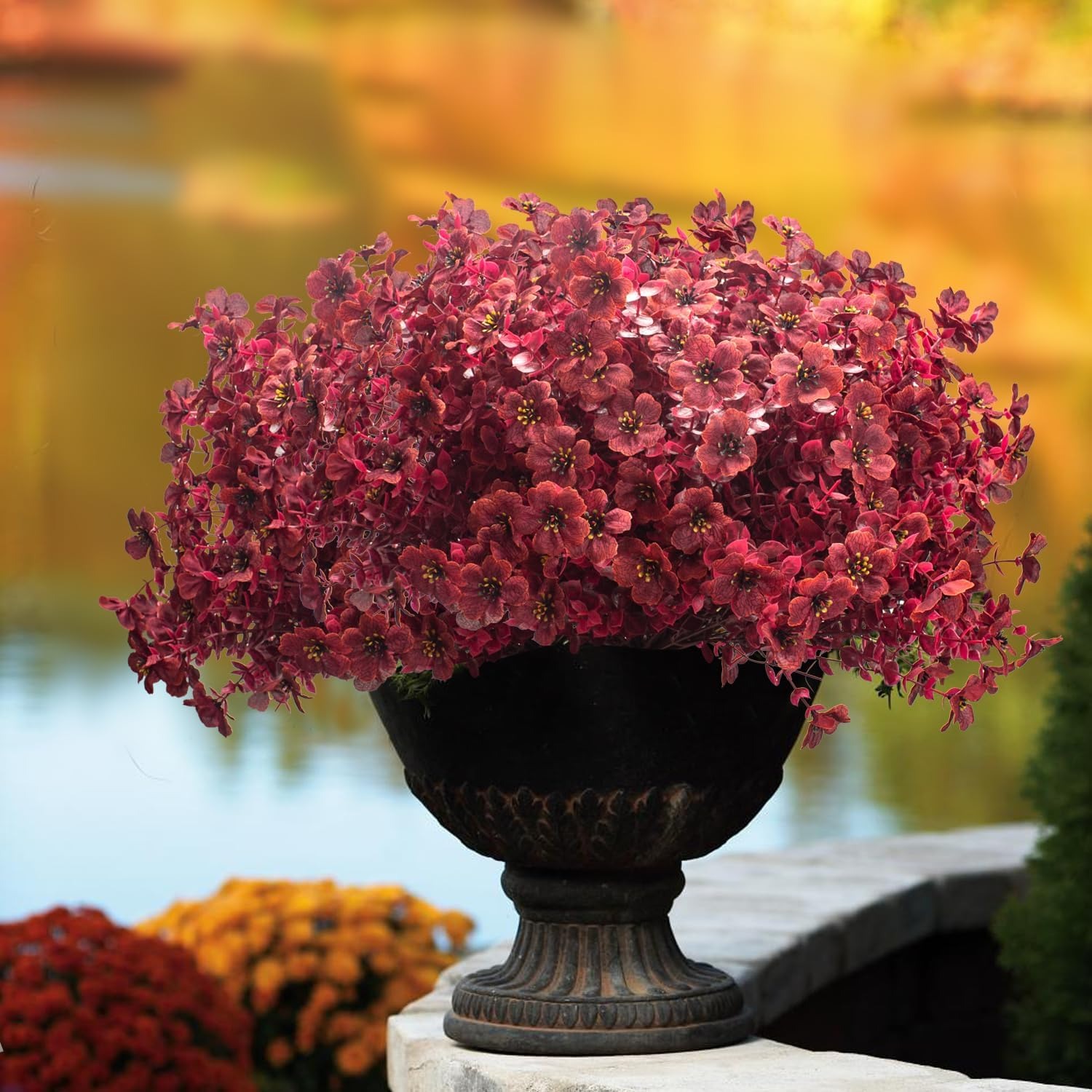 🏆Last Day 49% OFF⚡Artificial Fall Flowers UV Resistant Fake Outdoor Plants