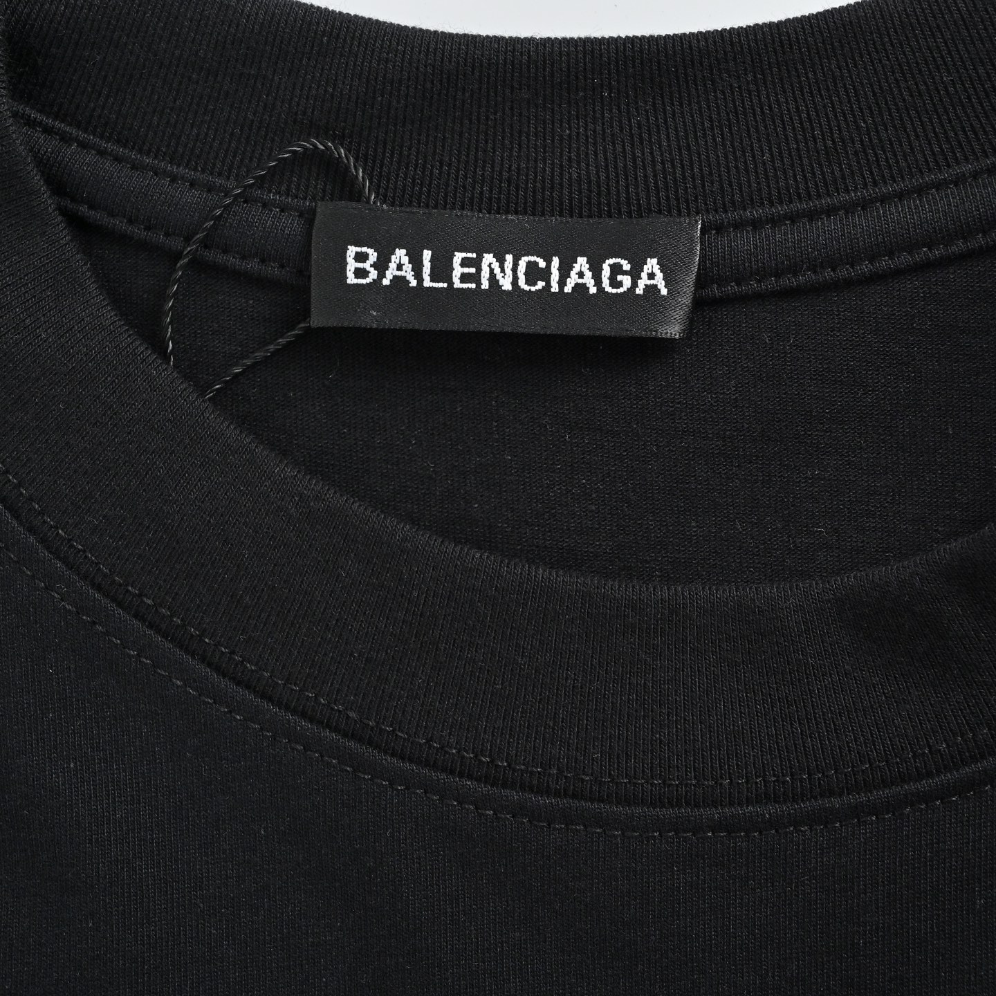 Balenciaga 25ss graffiti multi-logo foam print short-sleeves