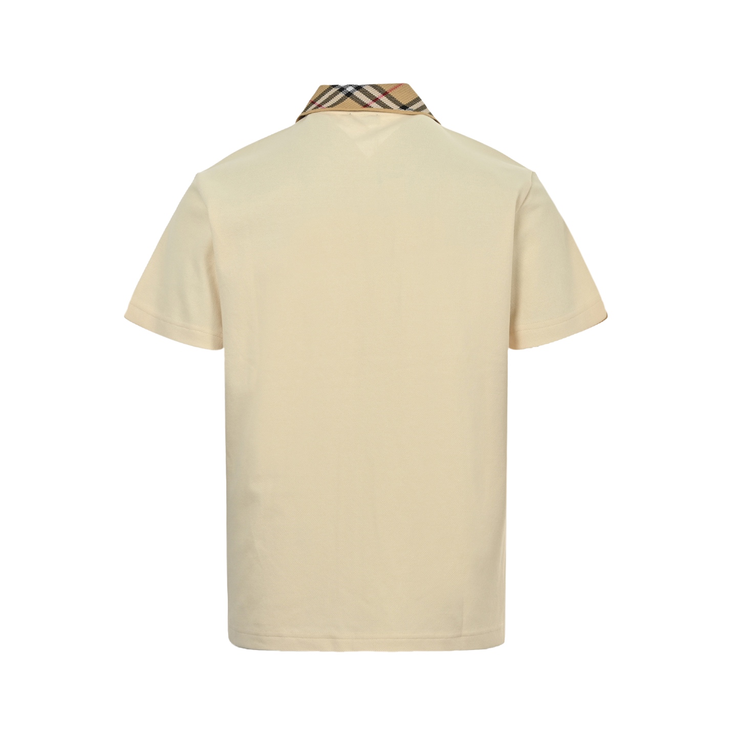 Burberry 25ss check collar Polo short sleeve