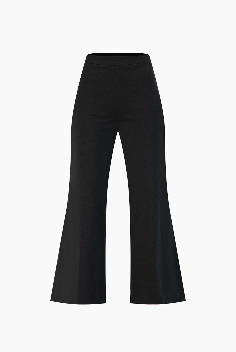 Pantalon liso pierna amplia