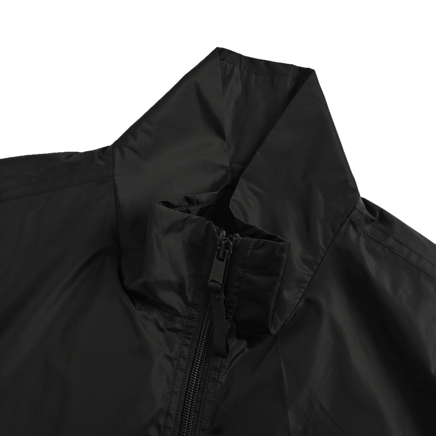 Prada 25Fw triangle patch stand collar jacket