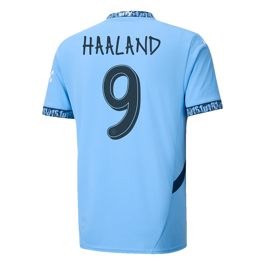 HAALAND #9 Manchester City home football shirt 2024/25 - UCL