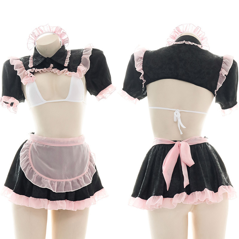 Cute Lace Maid Lingerie Set