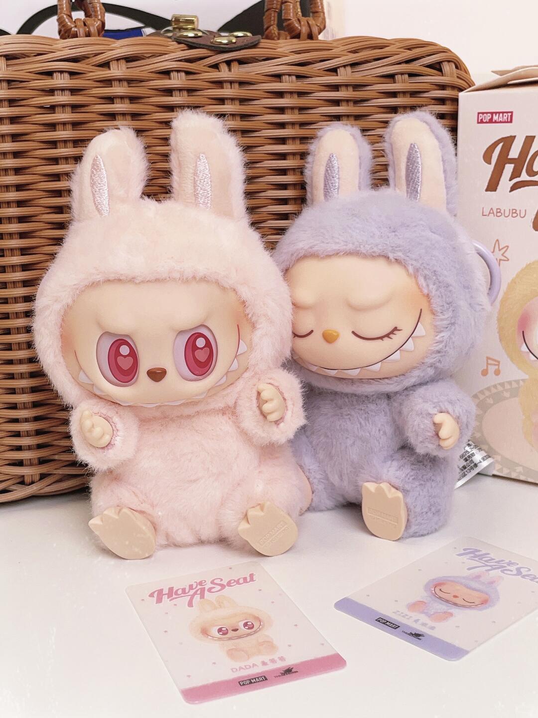 LABUBU Sit Party Vinyl Plush Pendant Blind Box Labub HaveASeat