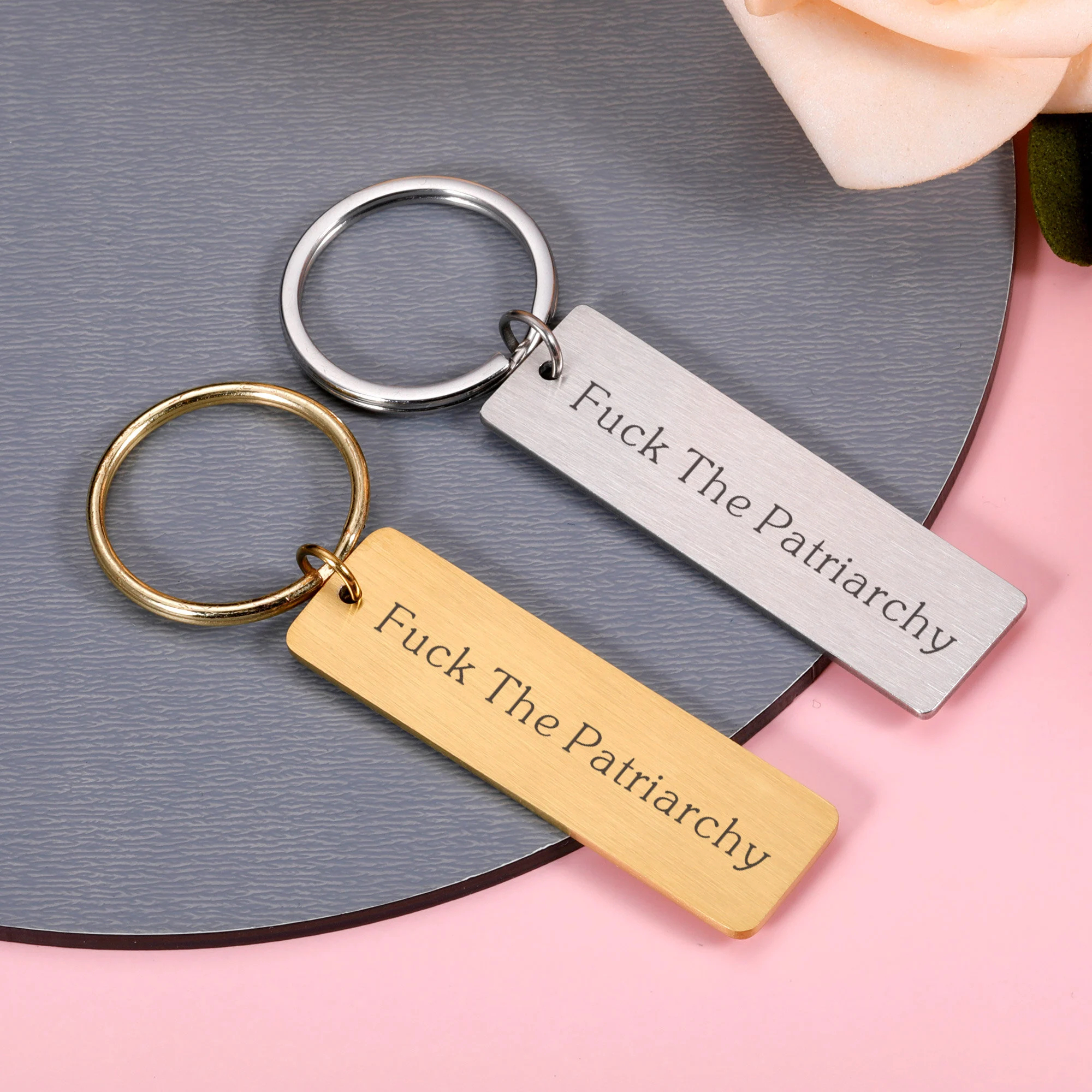 F*ck the Patriarchy Keychain