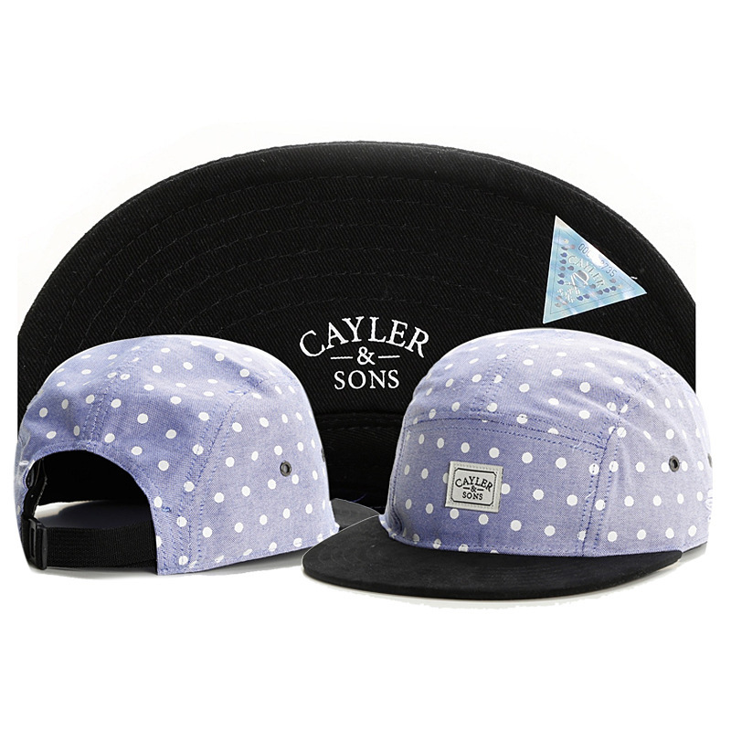 Street dance men and women's trendy embroidered street sun hat flat brim hip hop hat