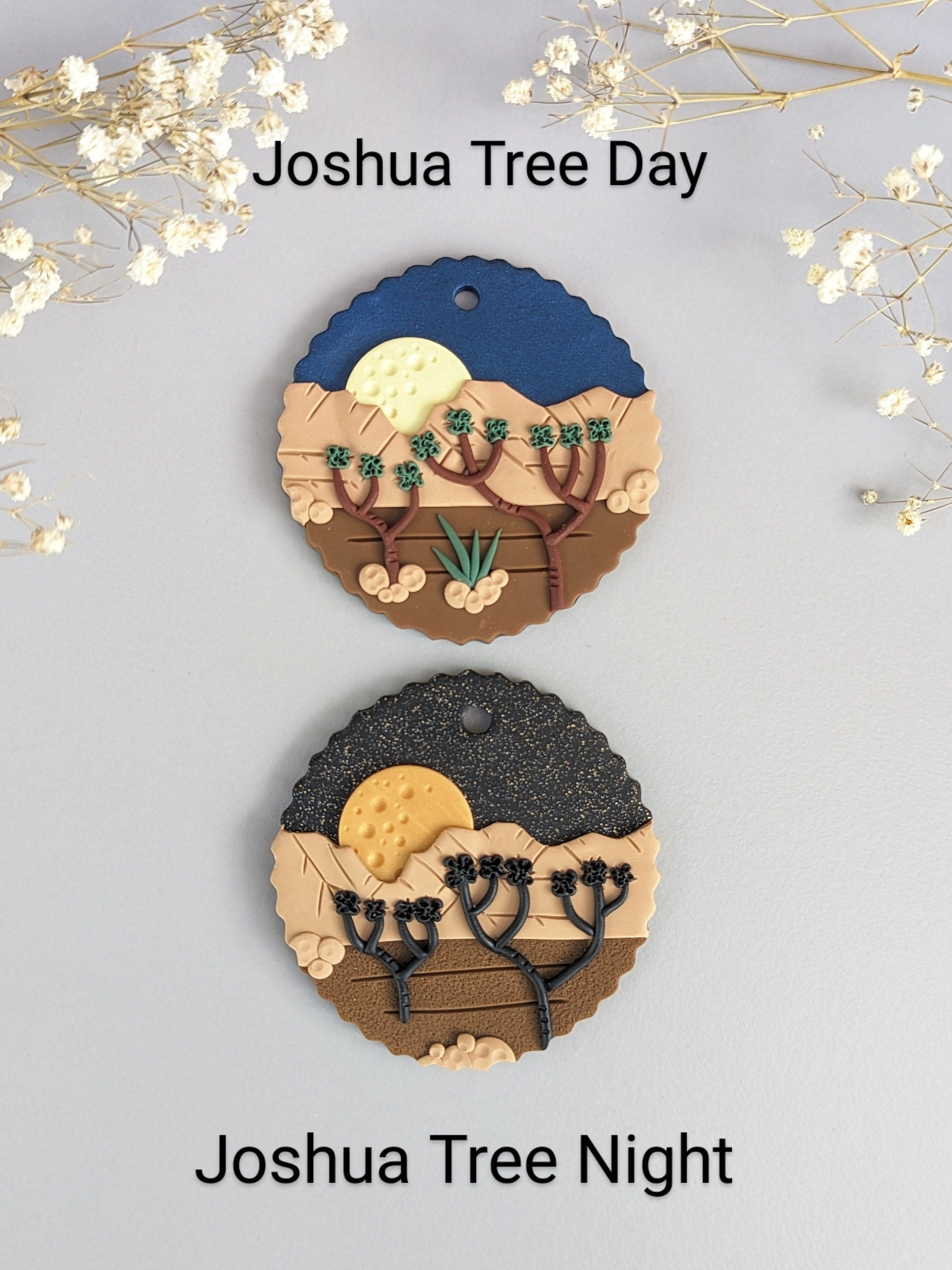 🔥On Sale🔥Handmade National Park Clay Holiday Tree Ornaments