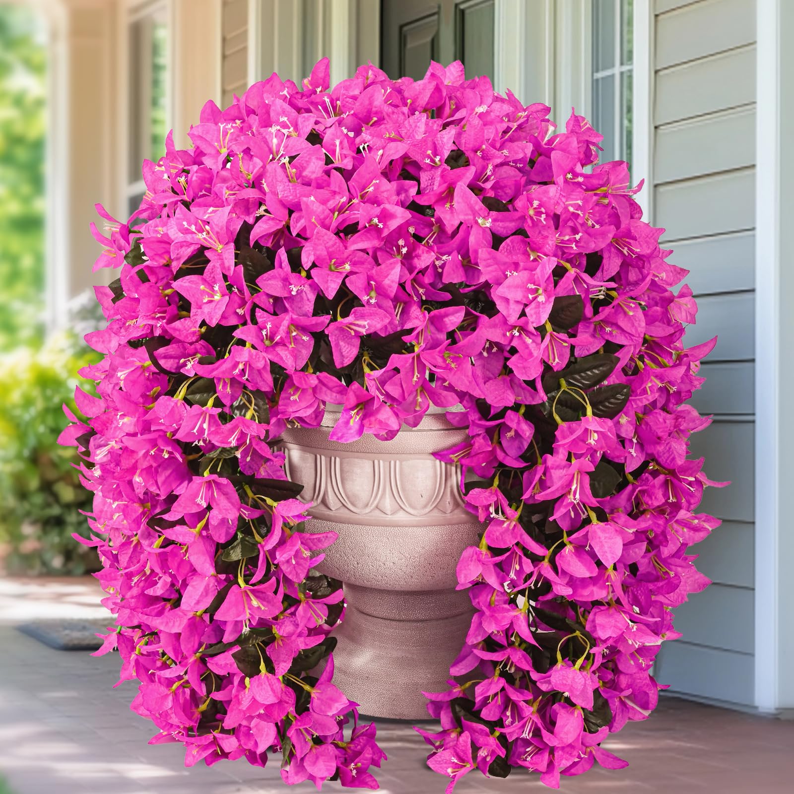 🔥ON SALE - 45% OFF🔥Realistic Faux Silk Bougainvillea Flowers, - UV resistant, Waterproof, Windproof