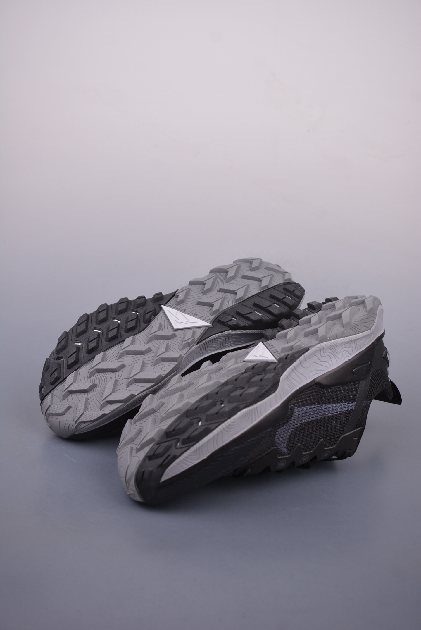 Nike Air React Terra Kiger 9 Running Shoes Black and Grey DR2686-103