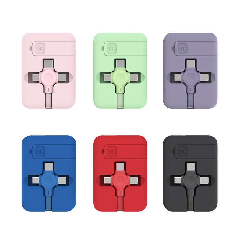 🔥Last Day Promotion-[SAVE 50% OFF]--Three in One Charging Cable Roll Fast Charging Cable--BUY 3 GET 3 FREE & FREE SHIPPING