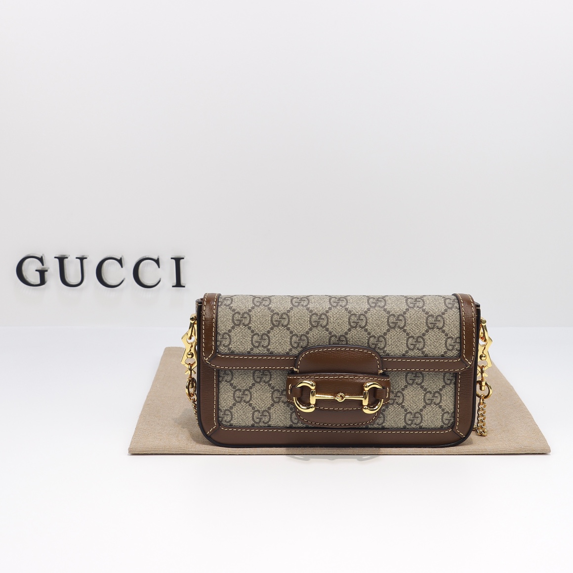 Gucci Horsebit 1955 soft small shoulder bag 752002