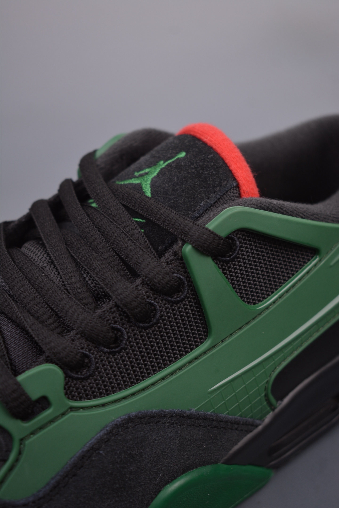 Nike Air Jordan 4 Retro RM Bred Black, Green and Red FQ7939-003