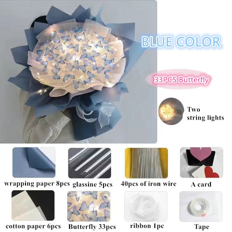 💖VALENTINE'S DAY SALE💖DIY Butterfly Bouquet Gift Kit Set With Tutorial
