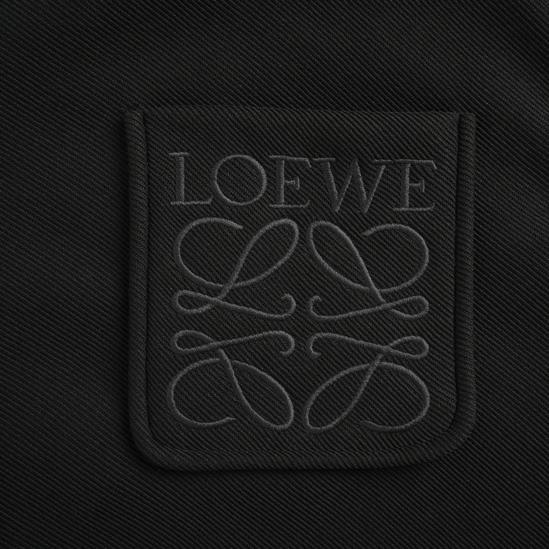 Loewe 24Fw pocket embroidered shirt jacket