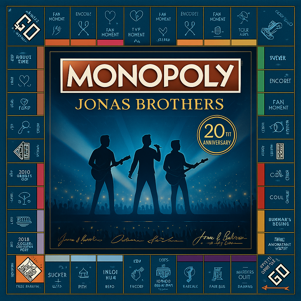 Jonas Brothers 20th Anniversary Edition Monopoly