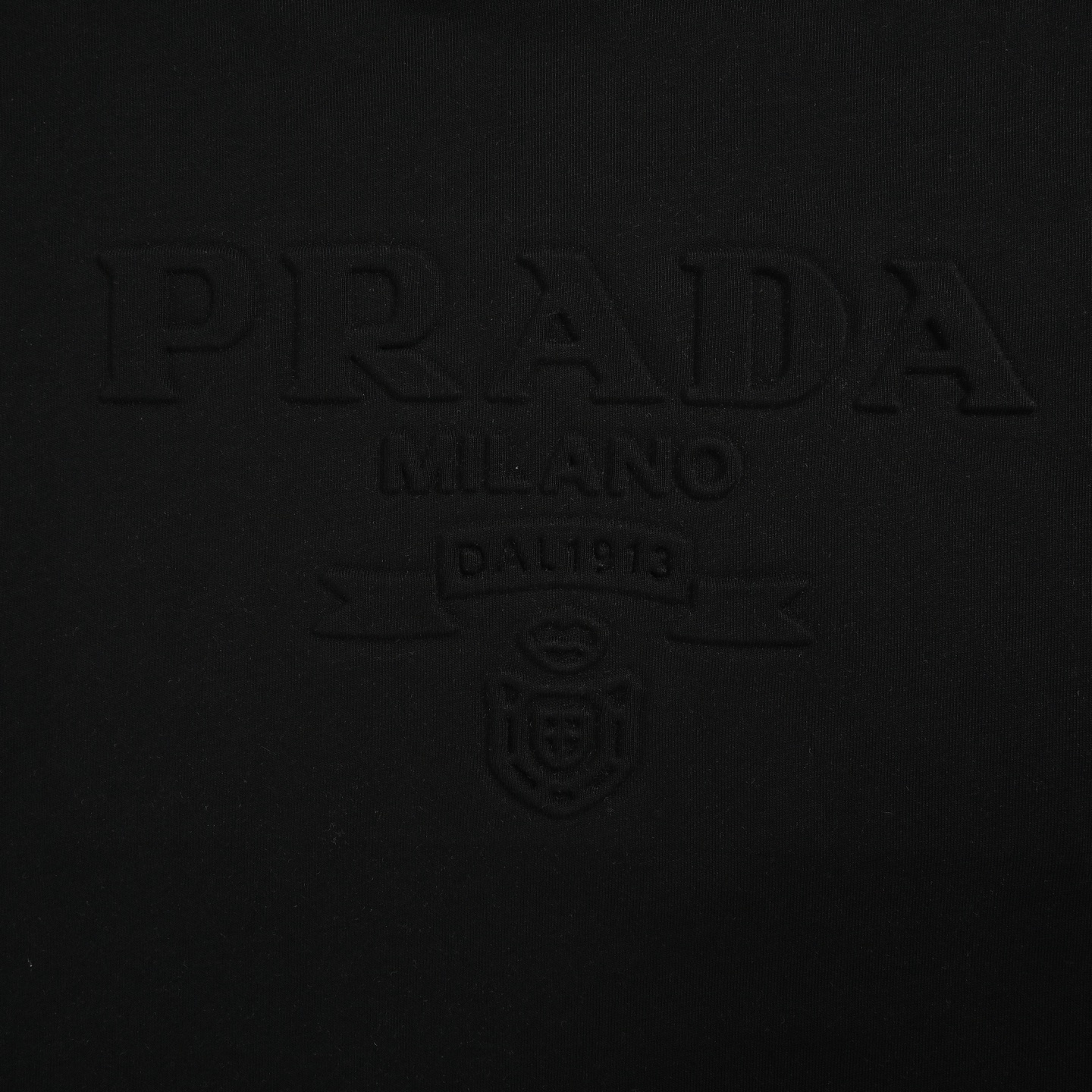 Prada embossed logo short sleeves