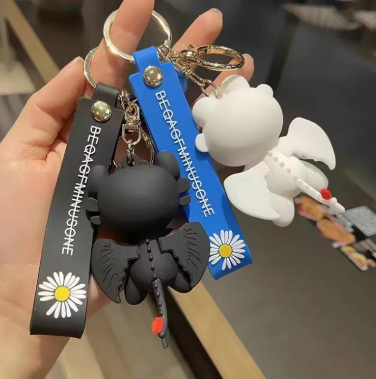Night Fury and Lightning Fury keychain