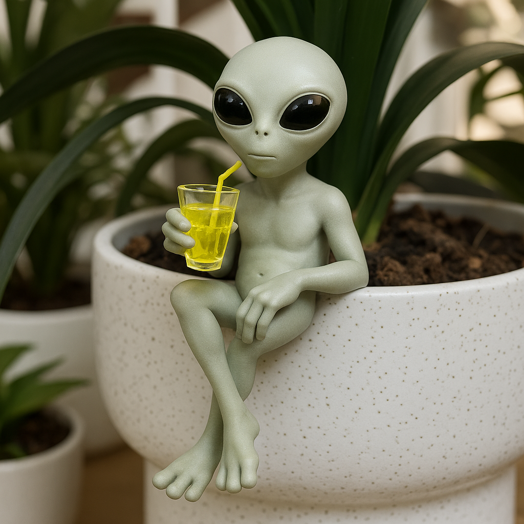 Drinking Little Monsters Collection Potted Decorations