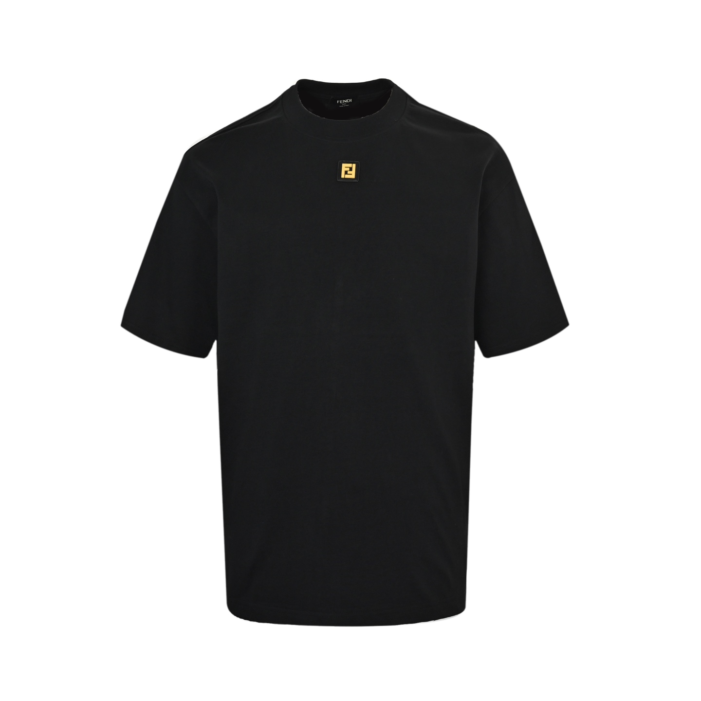Fendi 25ss short sleeves with FF metal logo on the neckline