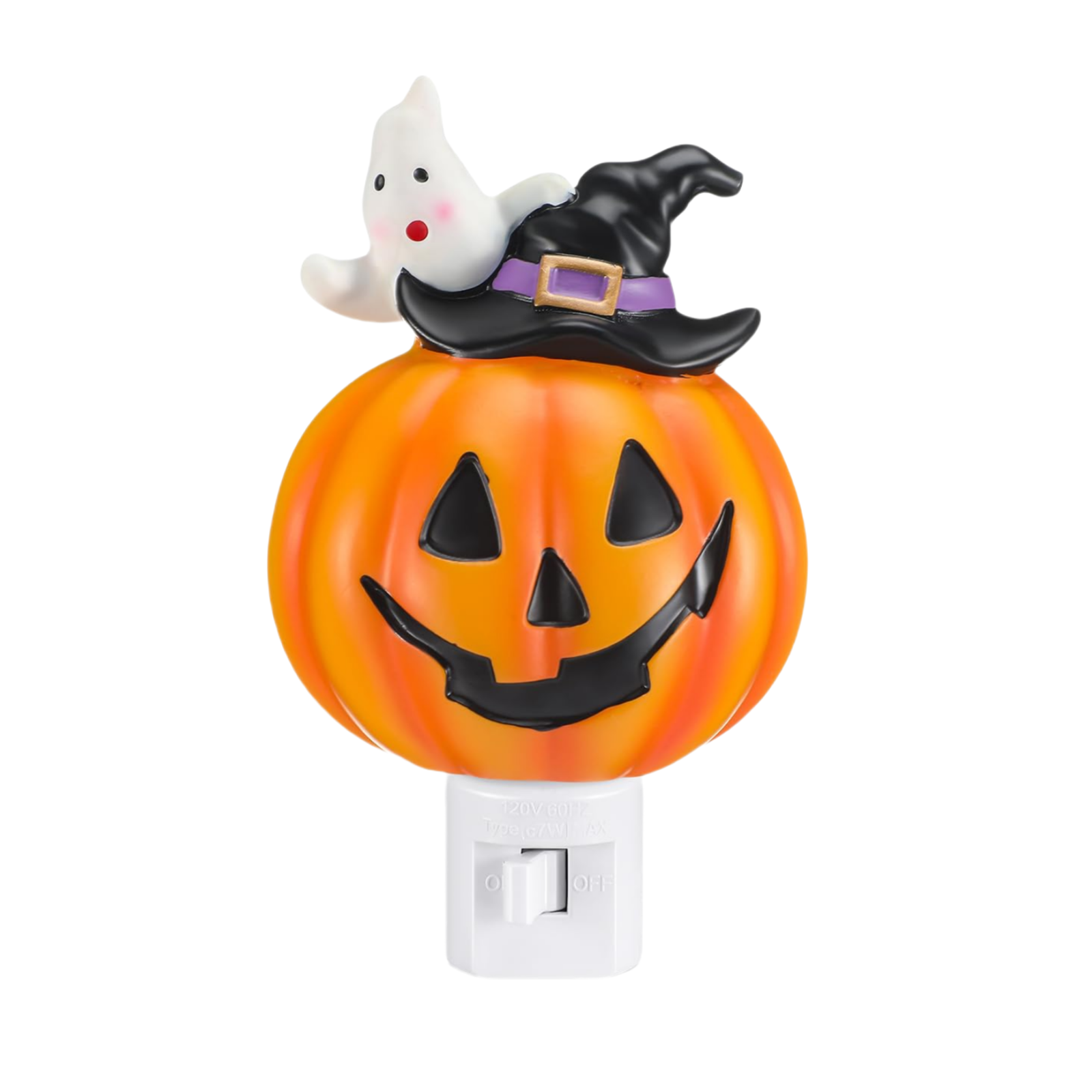 🎃👻 Pumpkin Lantern & Boo Ghost Night Light – Bubbling Wall Lights ✨