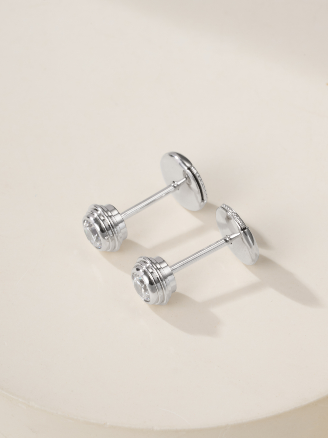 Cartier love 20 point diamond earrings