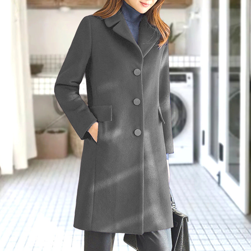 Multi-Color Multi-Size Woolen Coat for Women