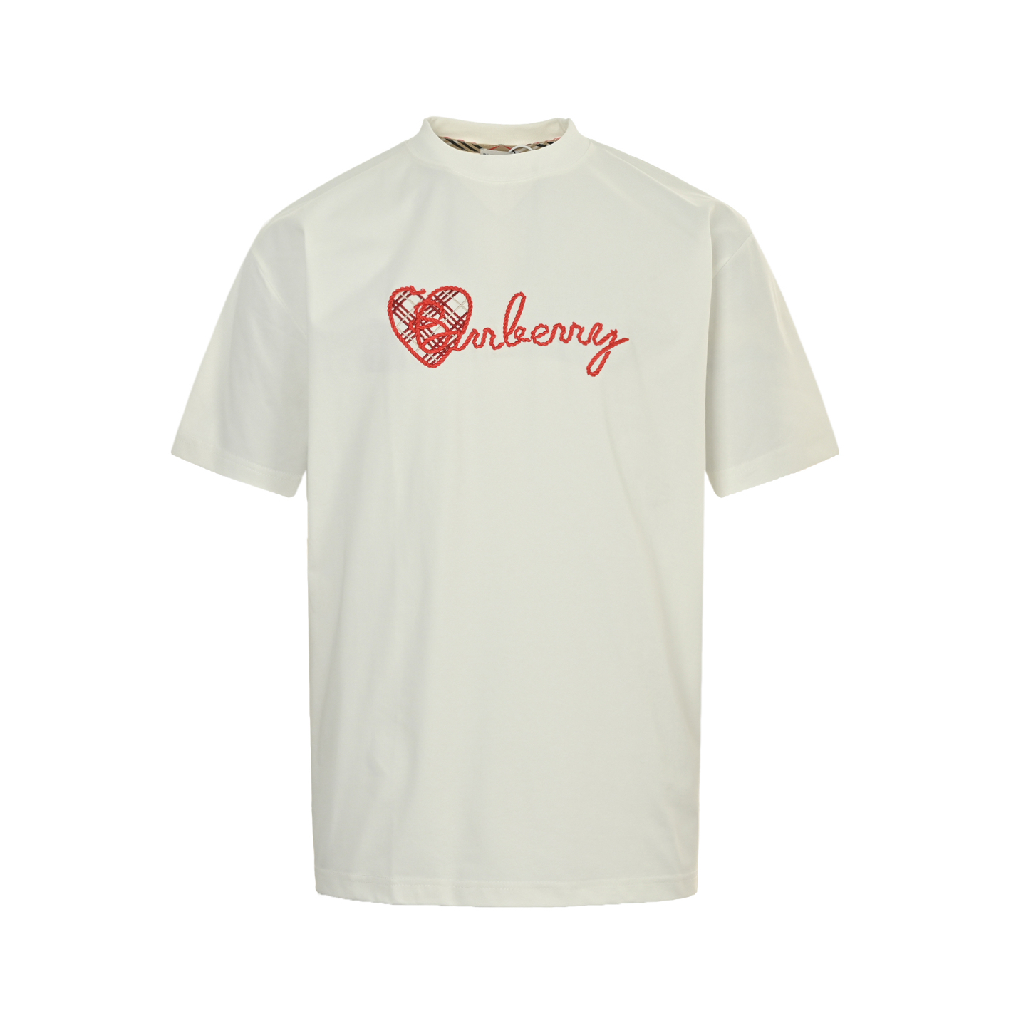 Burberry 25ss Valentine's Day limited edition heart embroidered short sleeves