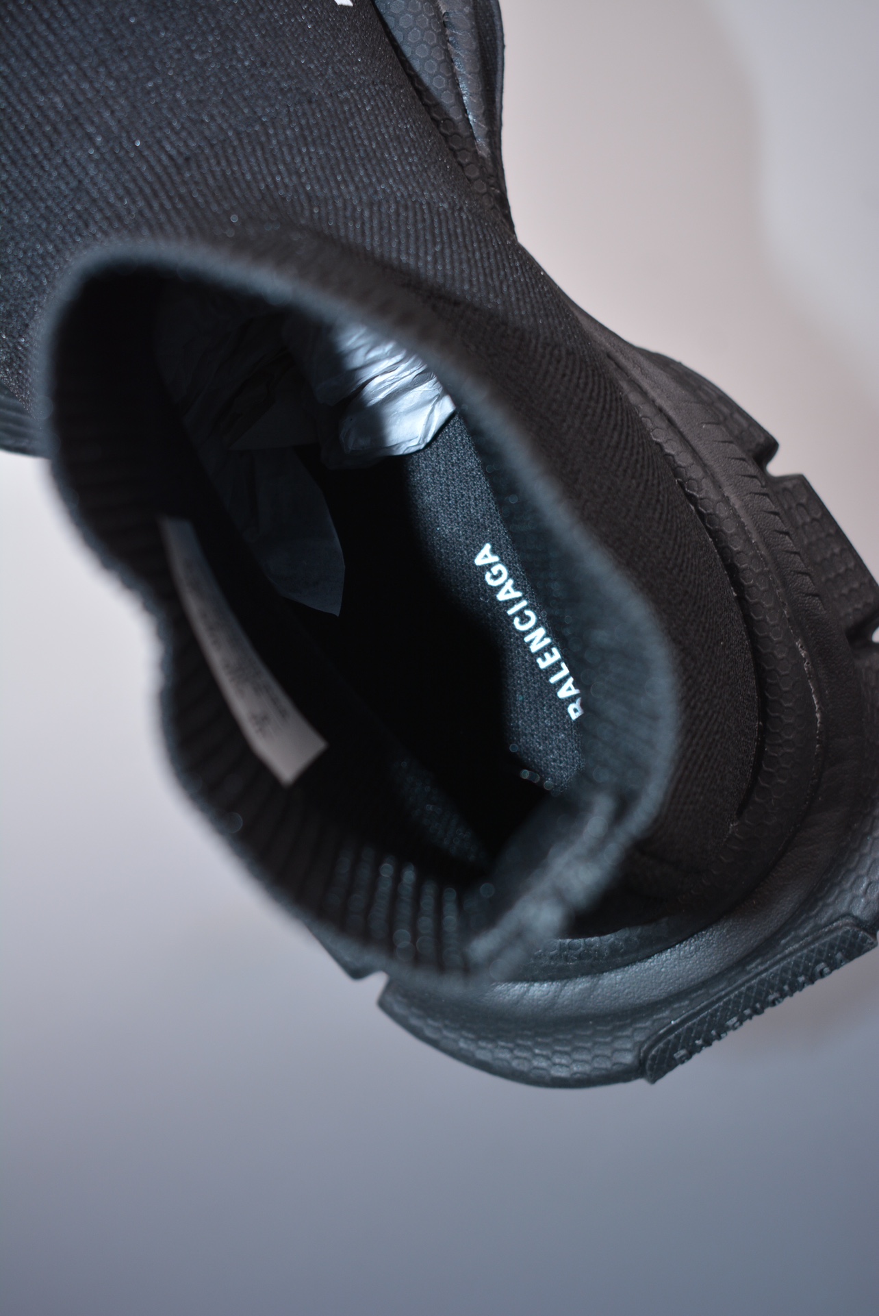 BALENCIAG 3XL Knit Mid Sneakers with logo