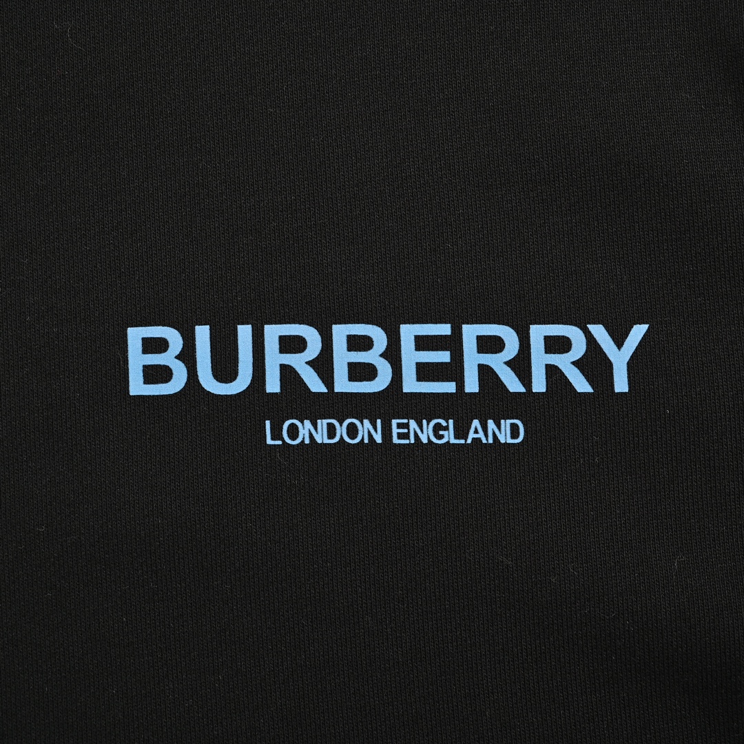 Burberry 24Fw blue bear print crew neck sweatshirt