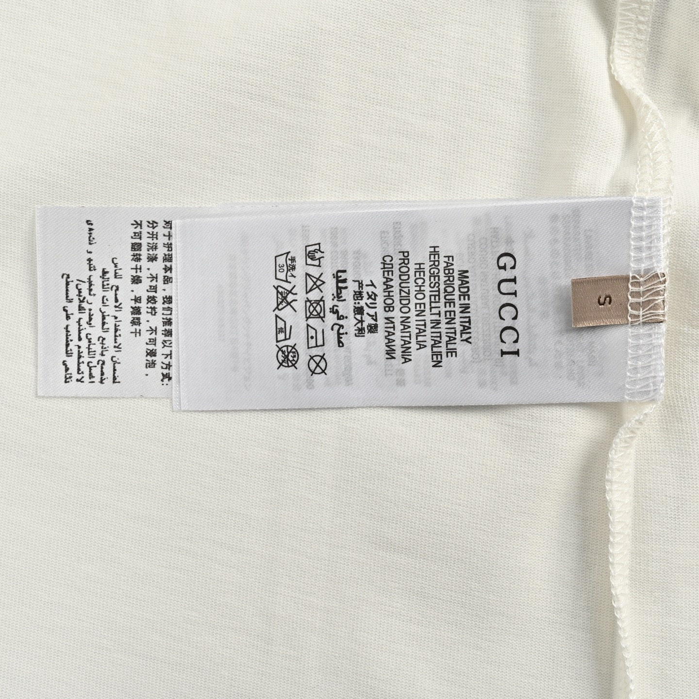 Gucci Double G hollow letter print short sleeve