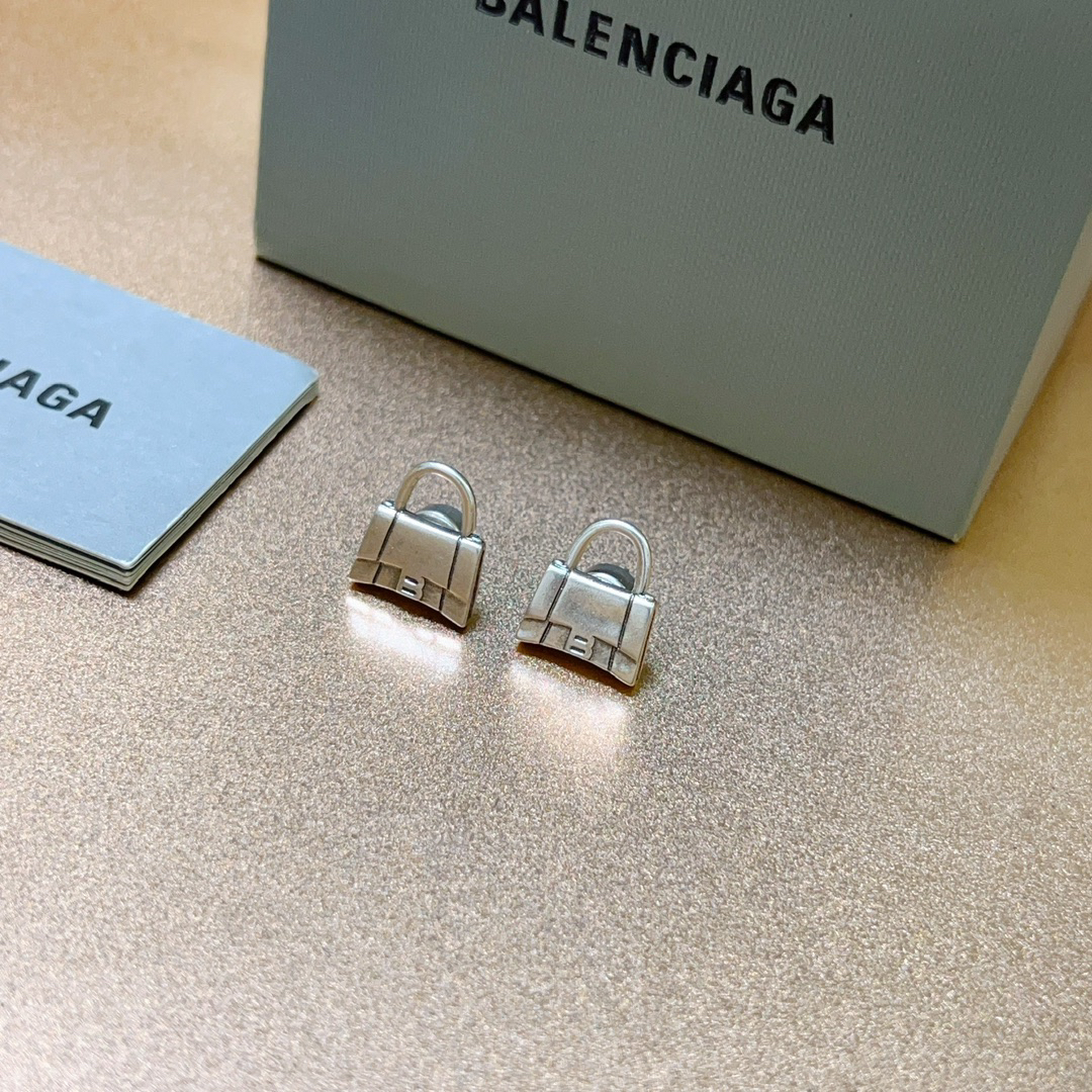 Balenciaga Bag Shape Earrings