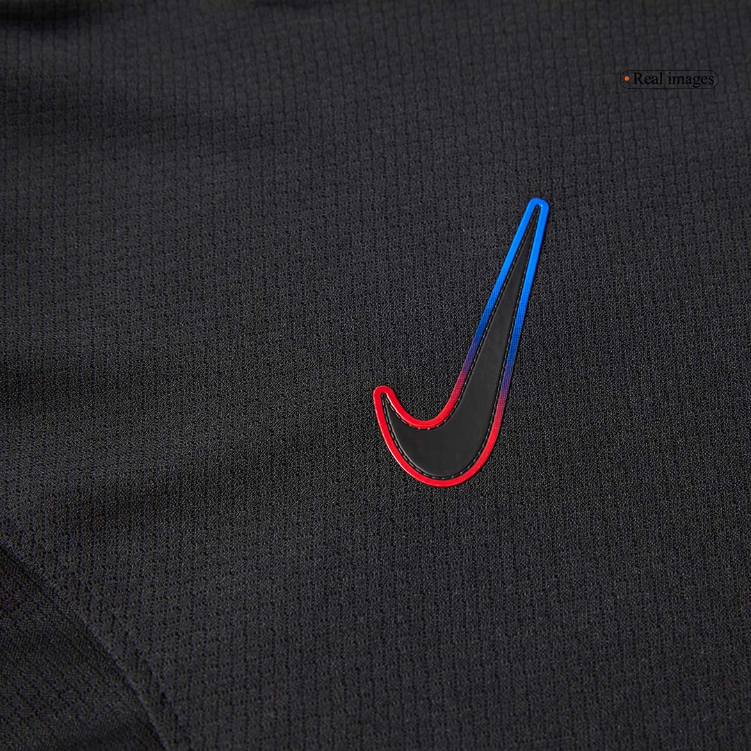 Custom Barcelona Soccer Jersey Away 2024/25 Spotify Logo Without Text
