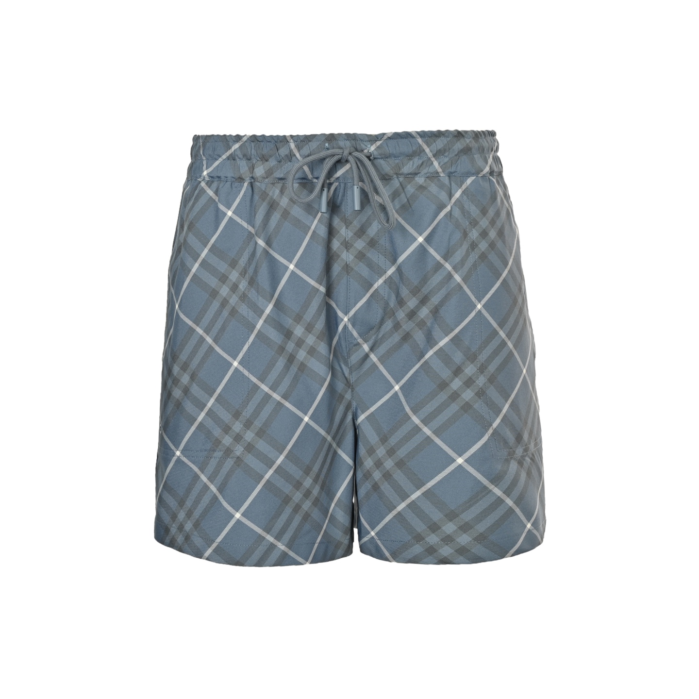 Burberry 25ss drawstring twill check shorts