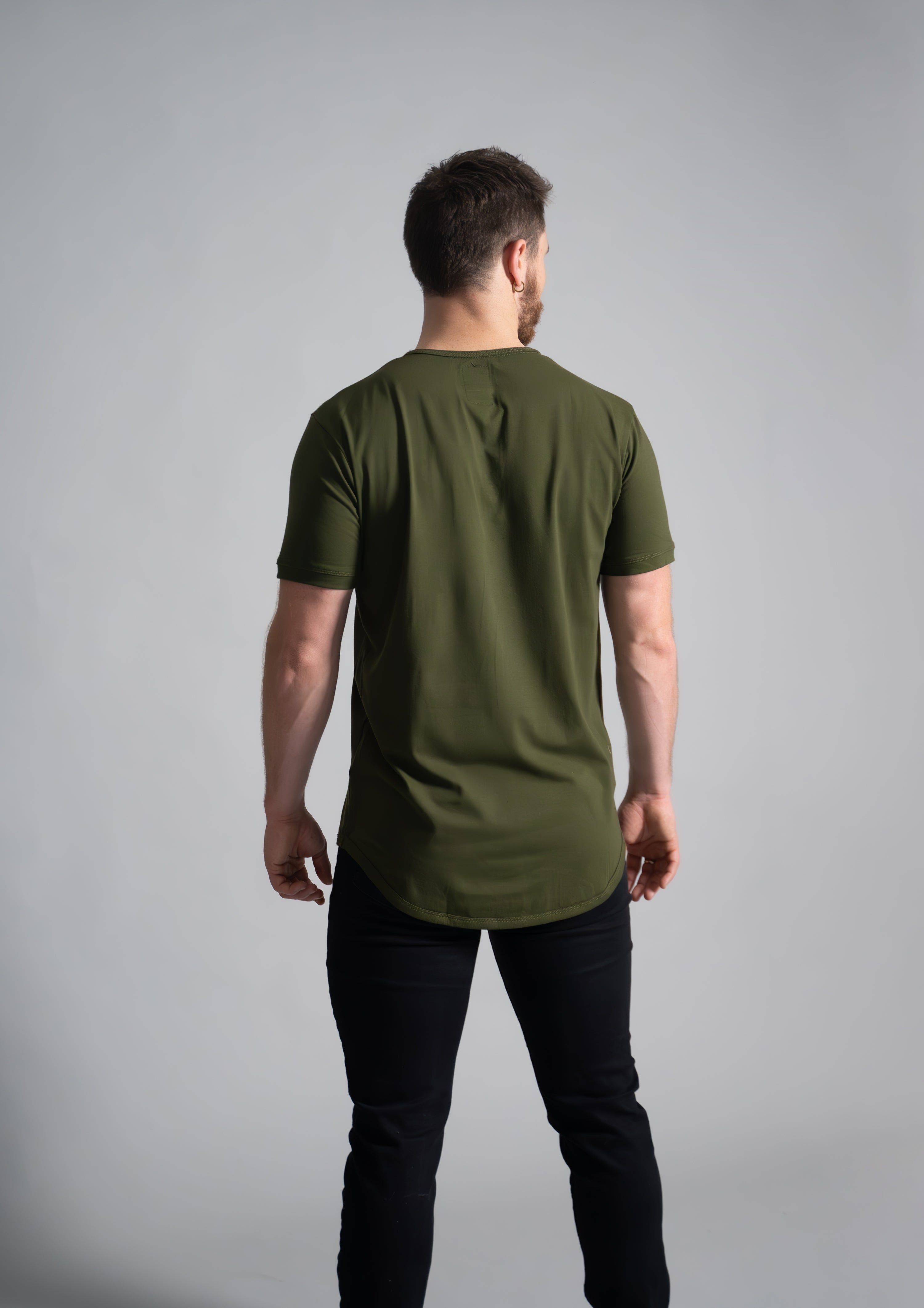 Henley Curved Hem