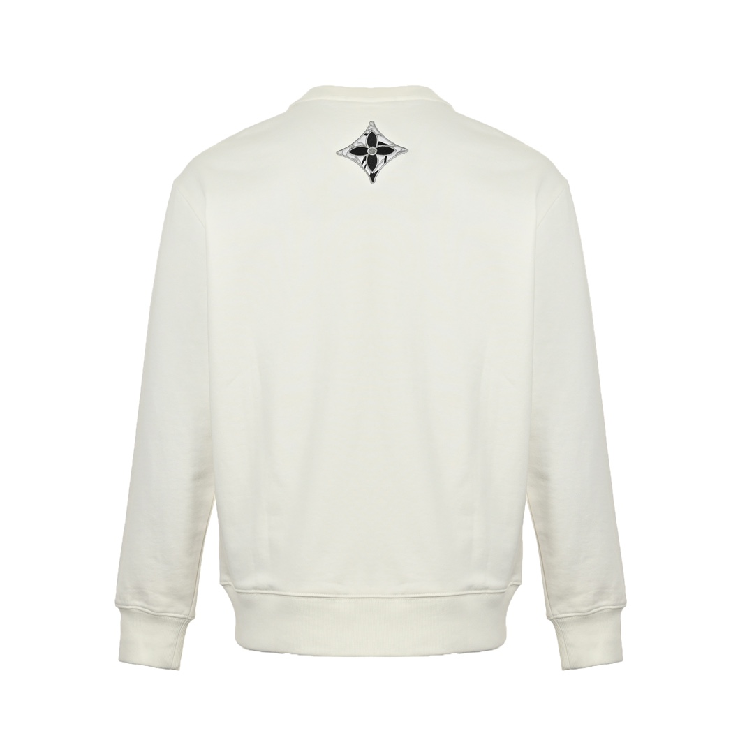 Louis Vuitton 24Fw ski logo embroidered crewneck sweatshirt