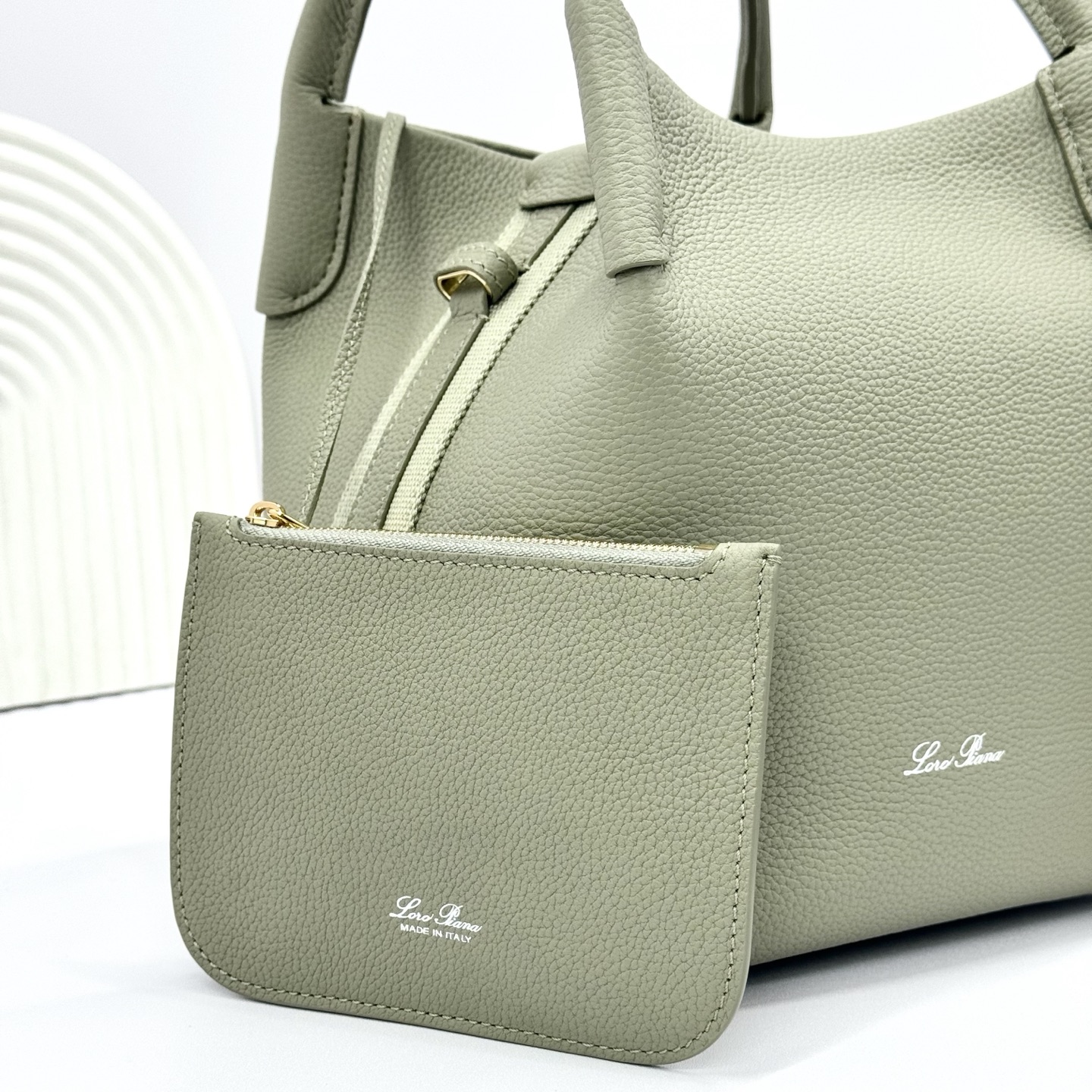 Loro Piana Bale Bale Medium Bucket Bag FAN8964