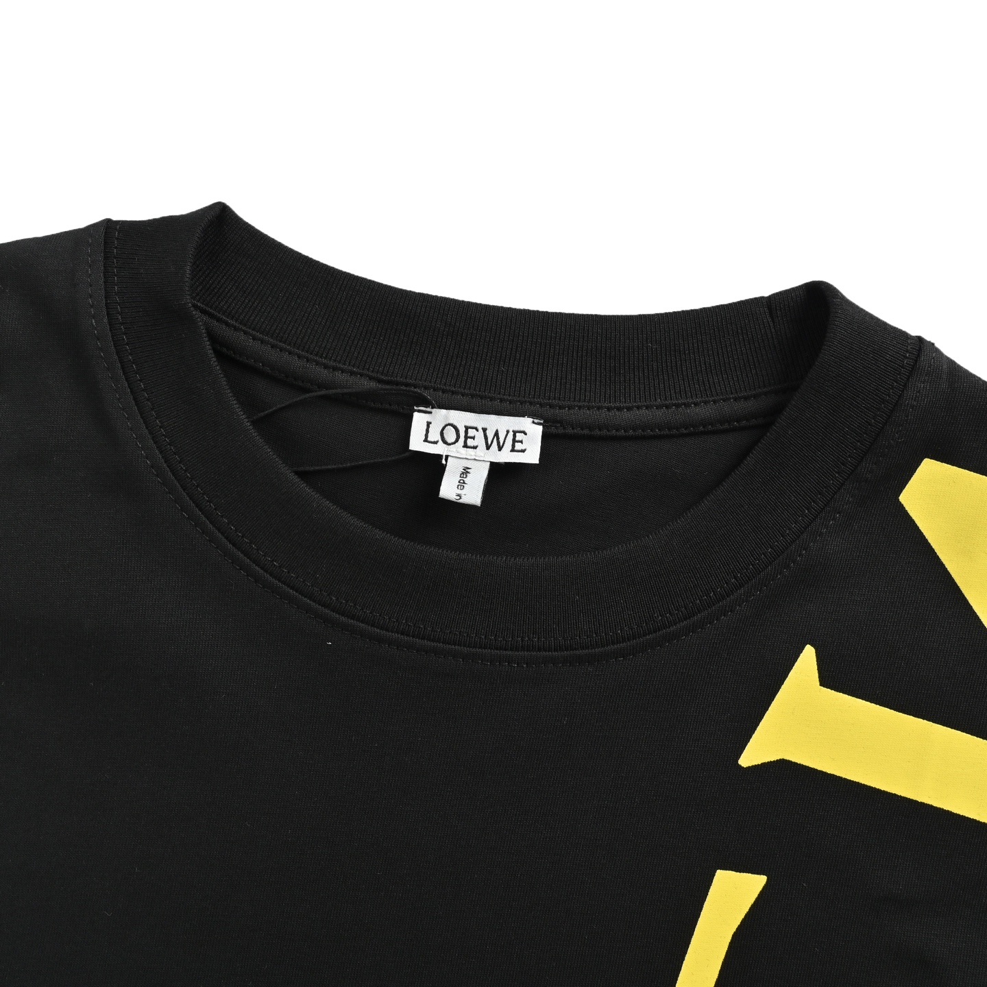 Loewe 25ss short-sleeved shirt with large logo print