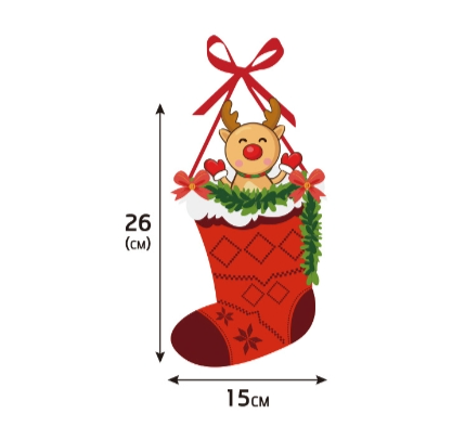 Christmas decoration door hanging New Year's party Christmas hanging snowman Christmas tree door hanging