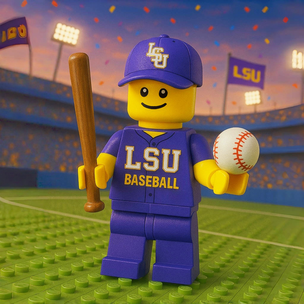 LSU Tigers 2025 NCAA Champion Minifigure