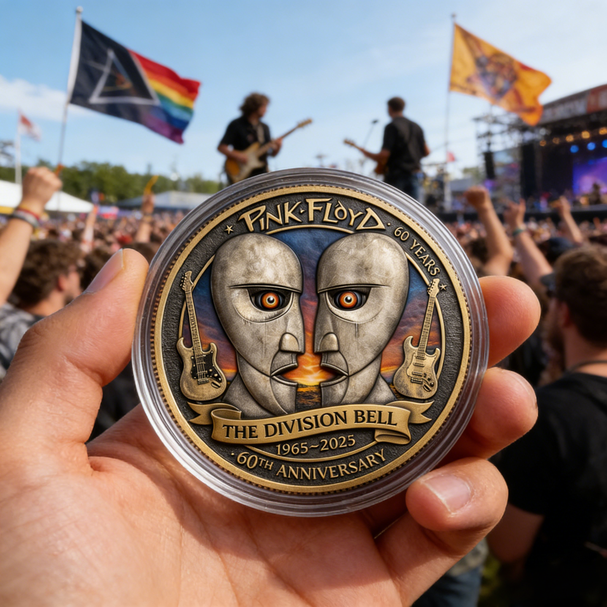 The Floyd The Division Bell 60th Anniversary collectible coin