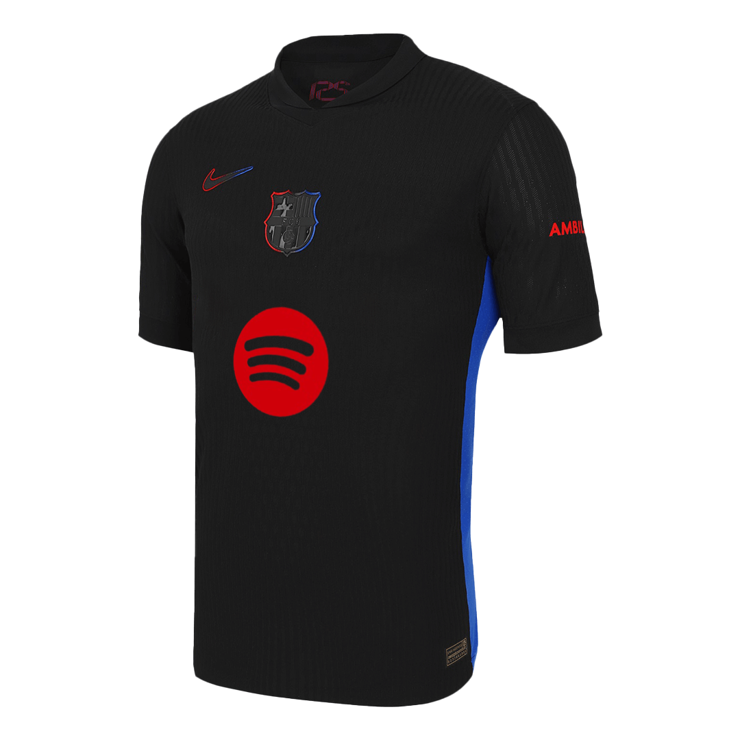 Authentic Barcelona RAPHINHA #11 Away Football Shirt 2024/25 with Spotify logo without text