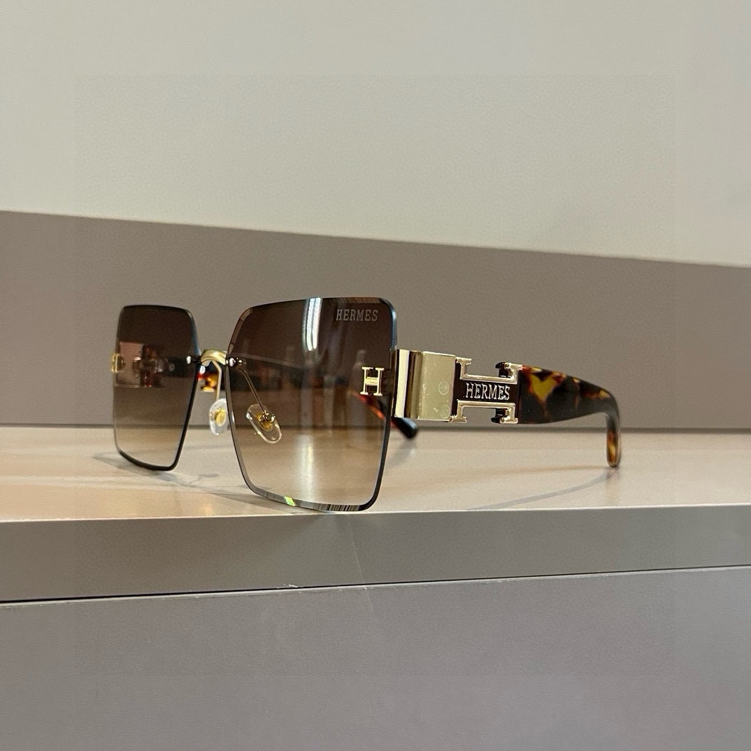 Hermes rimless sunglasses
