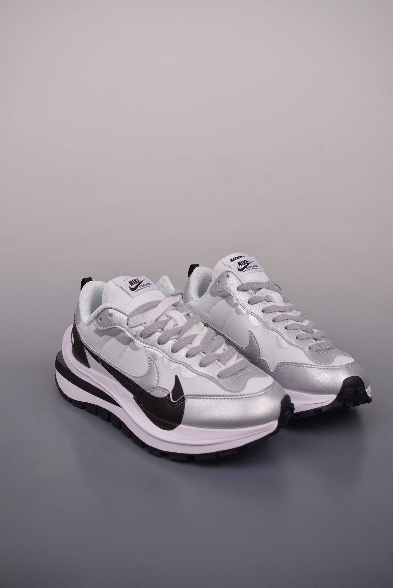Sacai x Nike VaporWaffle 3.0 Sliver White Black DD1875-201