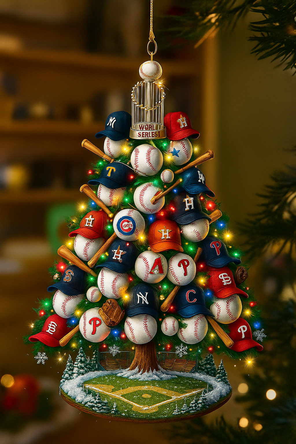 MLB Baseball Christmas Tree Ornament: A Celebration of America's Favorite Pastime