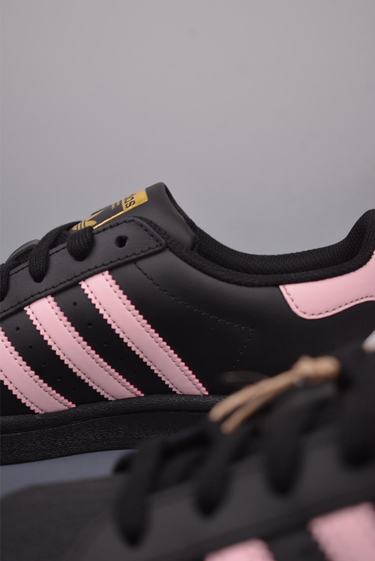 Adidas Originals Superstar Black Peach Pink EG4959