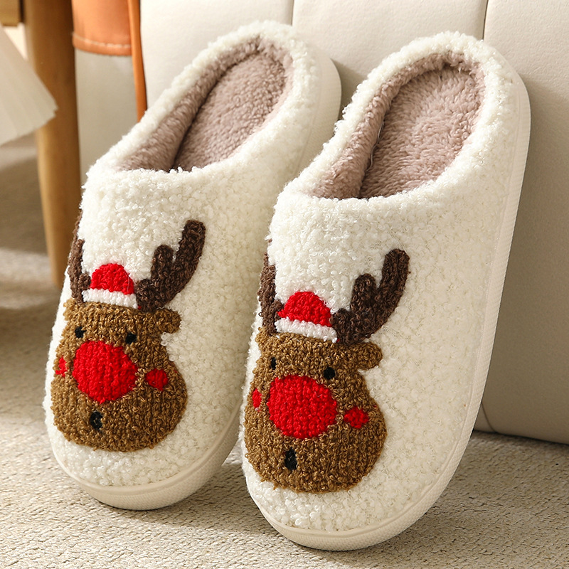 🔥Last Day Sale-48% OFF🎁Women Fluffy Christmas Shoes-BUY 2 FREE SHIPPING