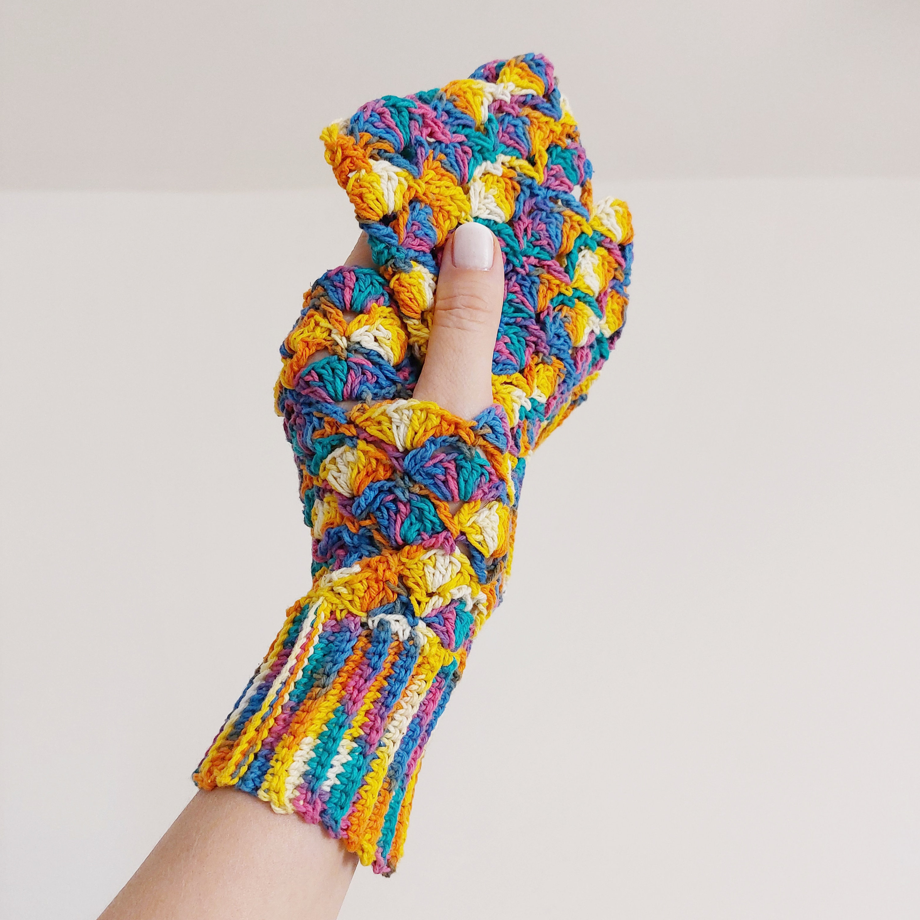 🎄CHRISTMAS ON SALE🔥Hand Knitted Premium Wool Cozy Fingerless Gloves