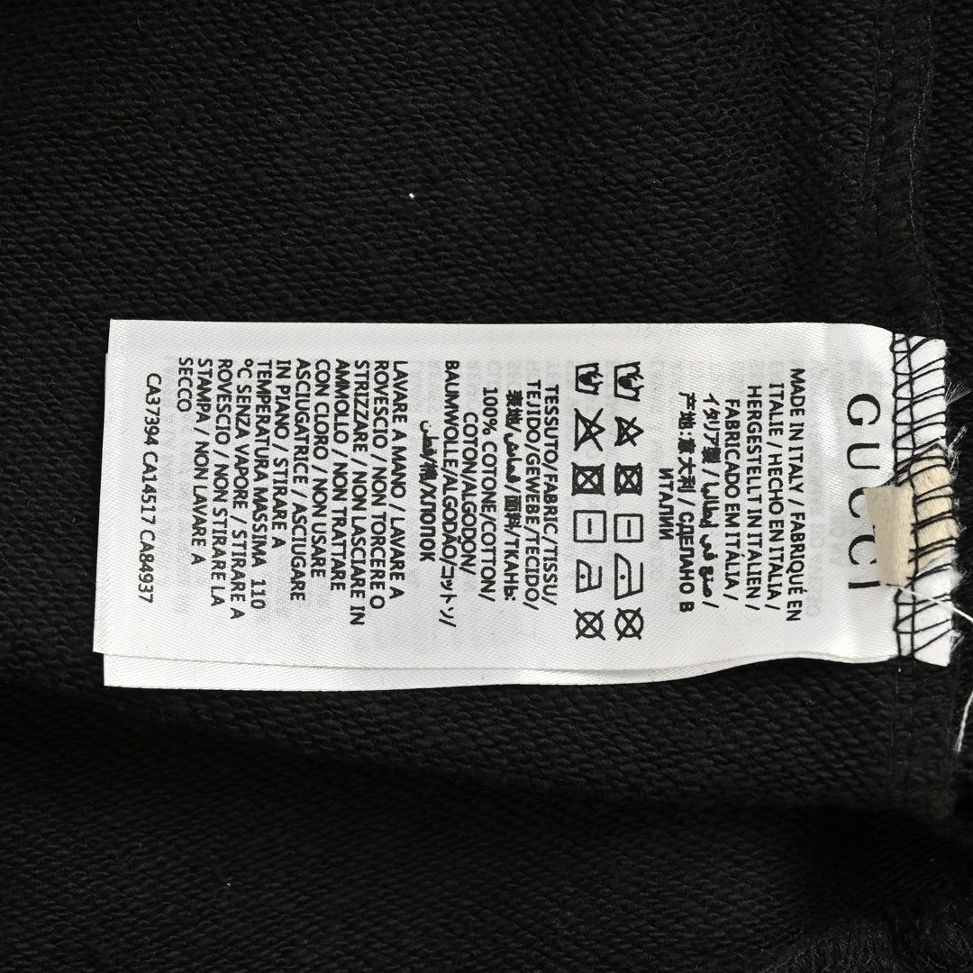 Gucci 24Fw pink lettering logo embroidered crew neck sweatshirt