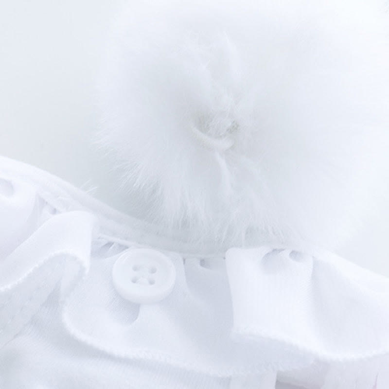 Pearl Decor Rabbit Tail Fuzzy Ball G-string G-String